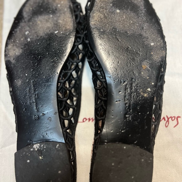 Salvatore ferragamo varina flats- sling back Us9.5 great condition barely worn - Picture 11 of 12